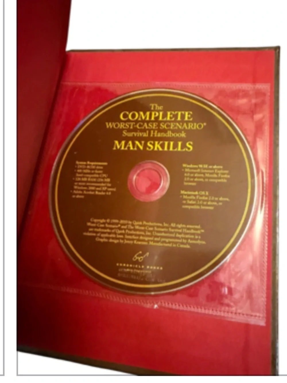 MAN SKILLS WORST CASE SCENARIO The Ultimate Survival Man-ual Hardback Book